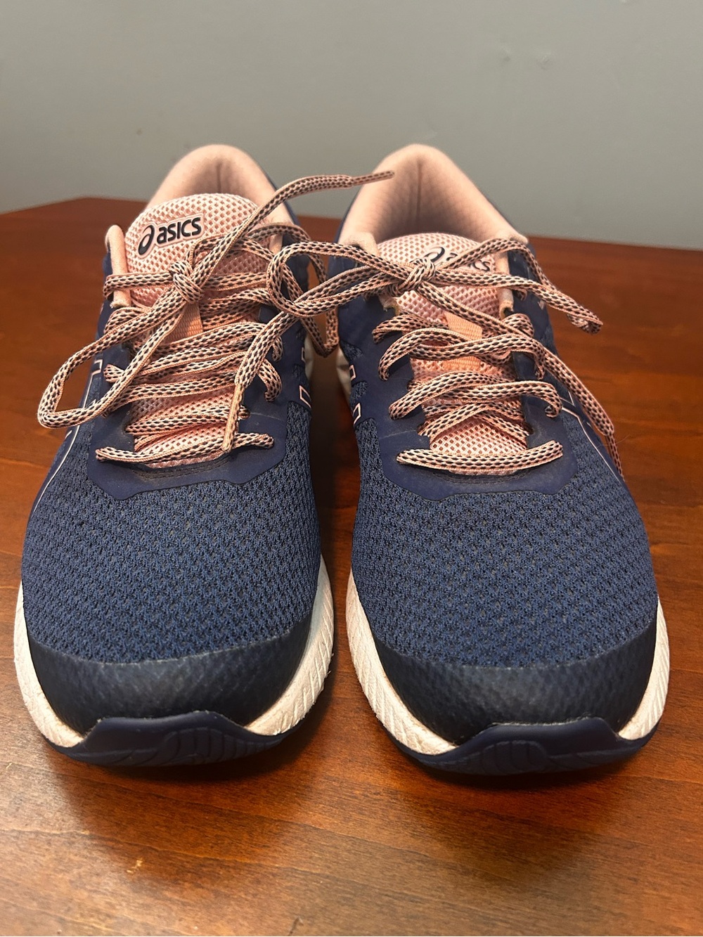 ASICS fuze x lyte gel ortholite and Blush and Navy Athletic Running Shoes size - Picture 2 of 15
